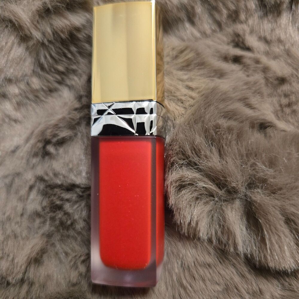 Dior Rouge Dior Forever Liquid Sequin 999 Limited Holiday Edition Lipstick